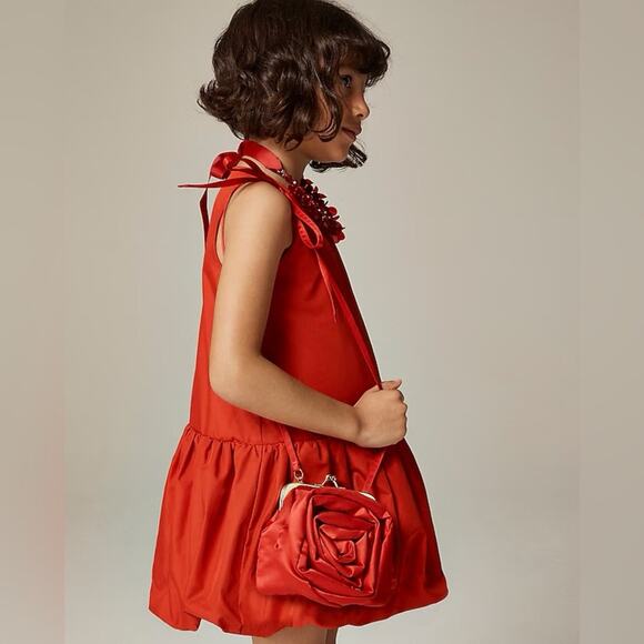Crewcuts Girls' drop-waist bubble dress in taffeta - Picture 2 of 6